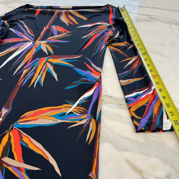 EMILIO PUCCI BLACK MULTI BAMBOO DRESS MODEL 71RL51 SIZE IT 44 / US 10 NWOTS! - Picture 14 of 17
